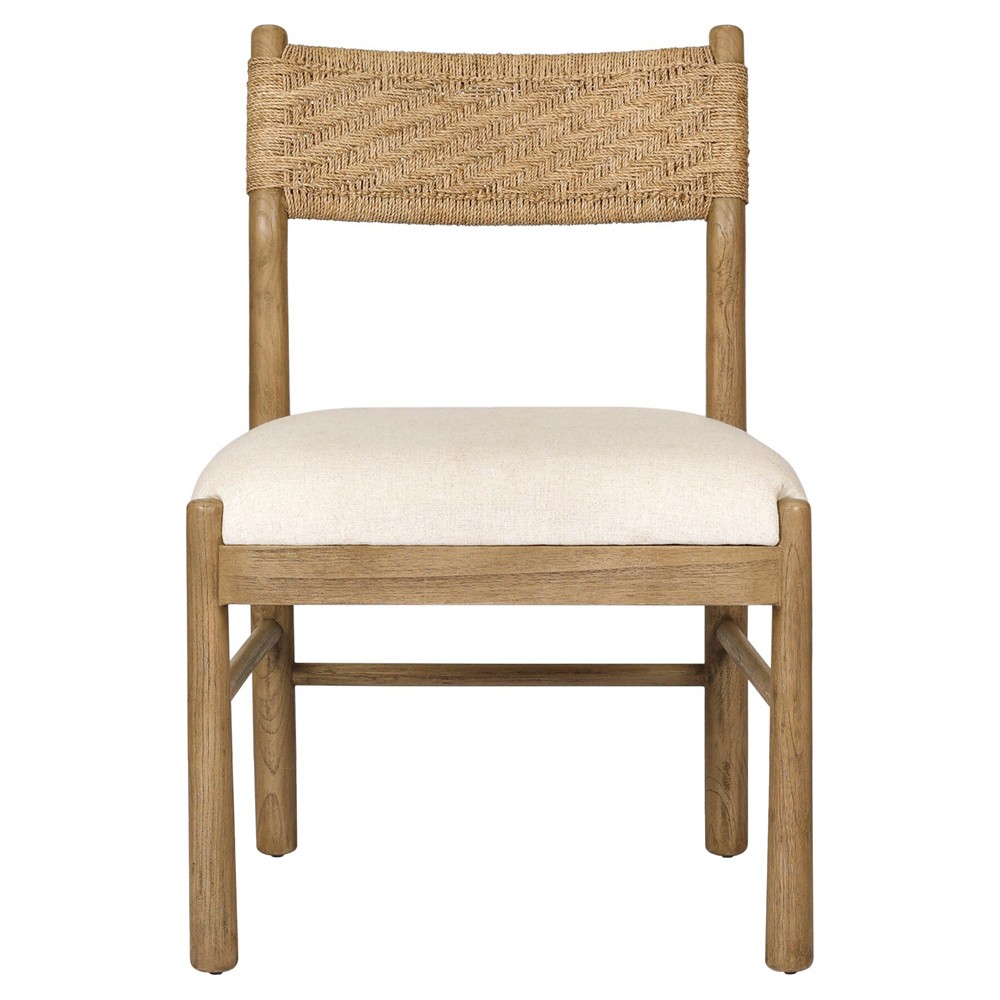 Raynor Coastal Beach Natural Wood Dining Chair|