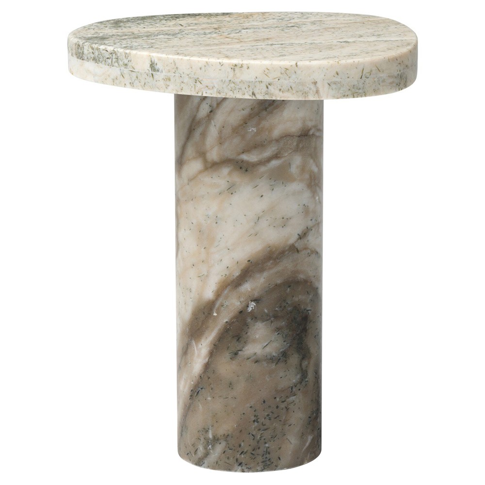 Zayden Modern Classic Beige Onyx End Table|