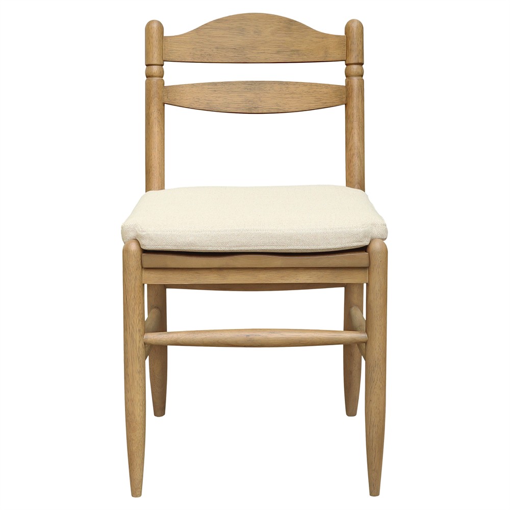 Talise Updated Traditional Brown Wood Dining Chair - Set of 2|