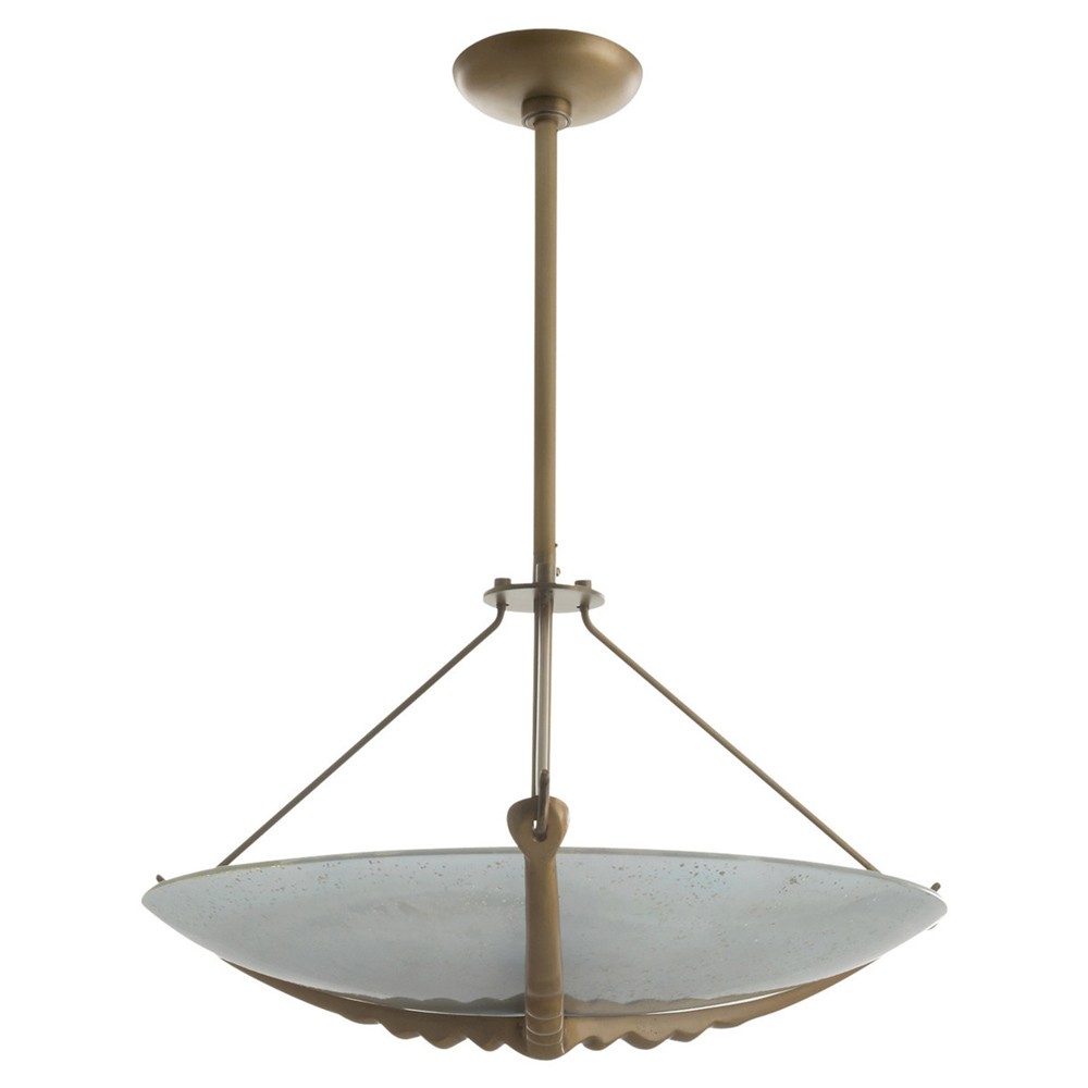 Karlsen Modern Frosted Glass Disc Semi Flush Mount|
