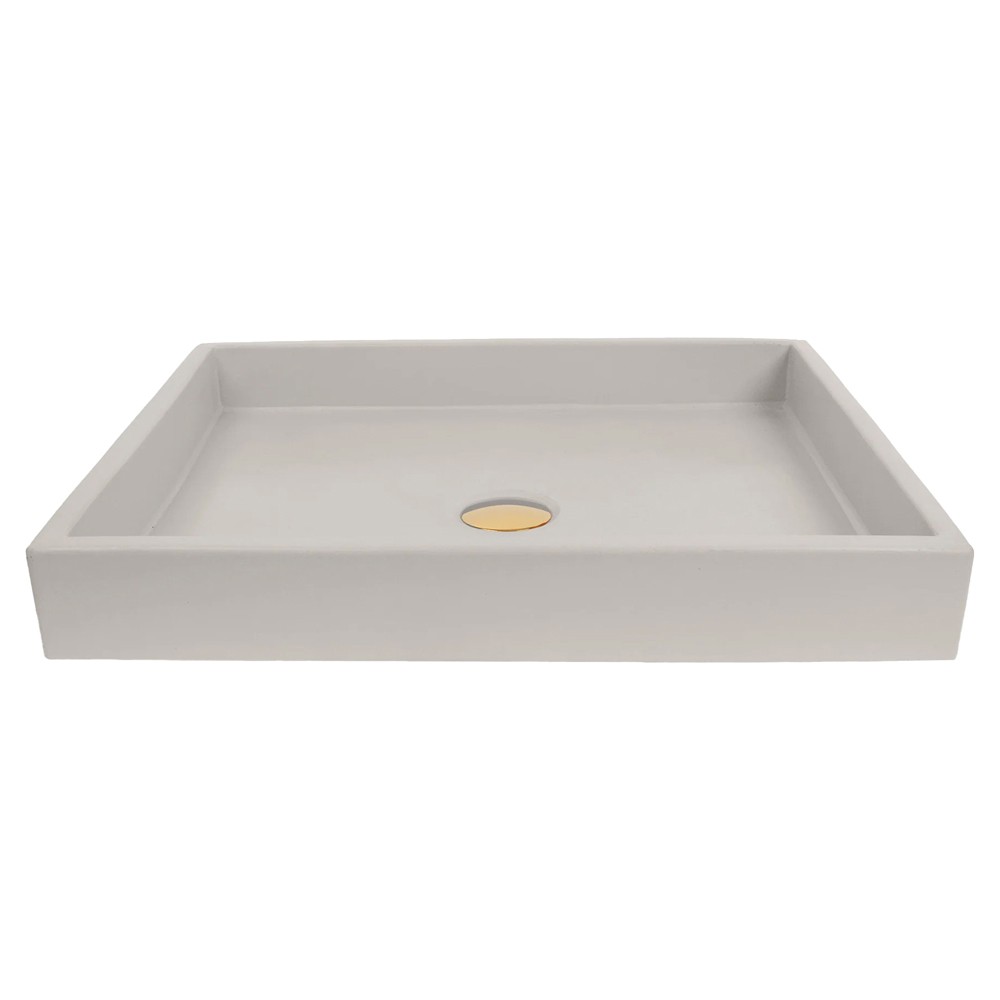 Juniper Modern Classic 20" Concrete Sink - Platinum|