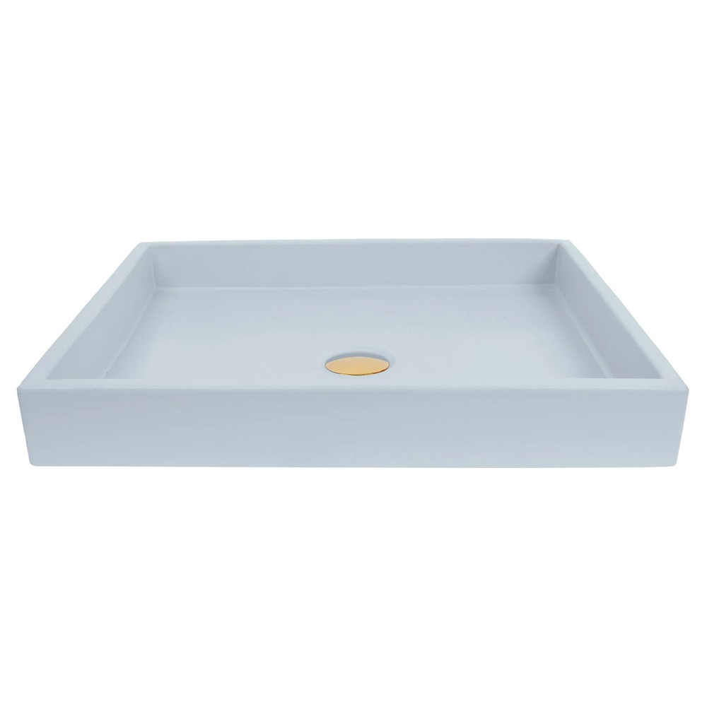 Juniper Modern Classic 20" Concrete Sink - Light Blue|