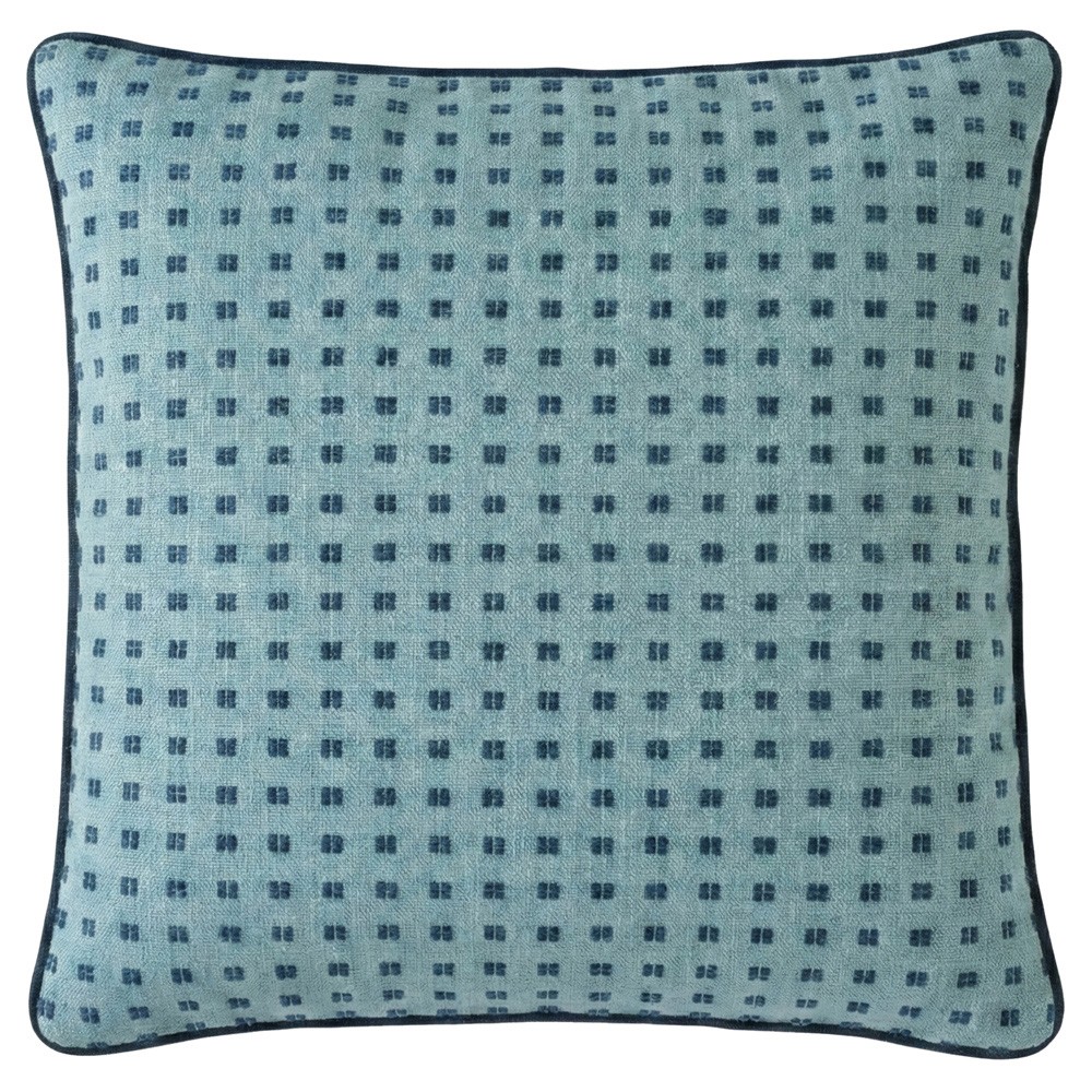Thatcher Seafoam Blue Throw Pillow -22x22|