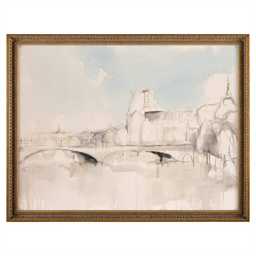 John Richard Kingdoms and Crowns Cream Landscape Painting - 40x52|