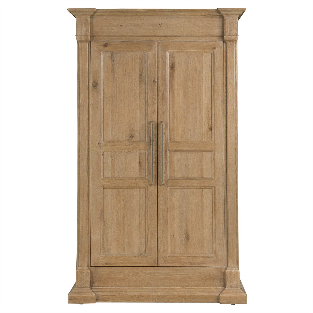 Siena Updated Traditional Light Brown Oak Wardrobe|