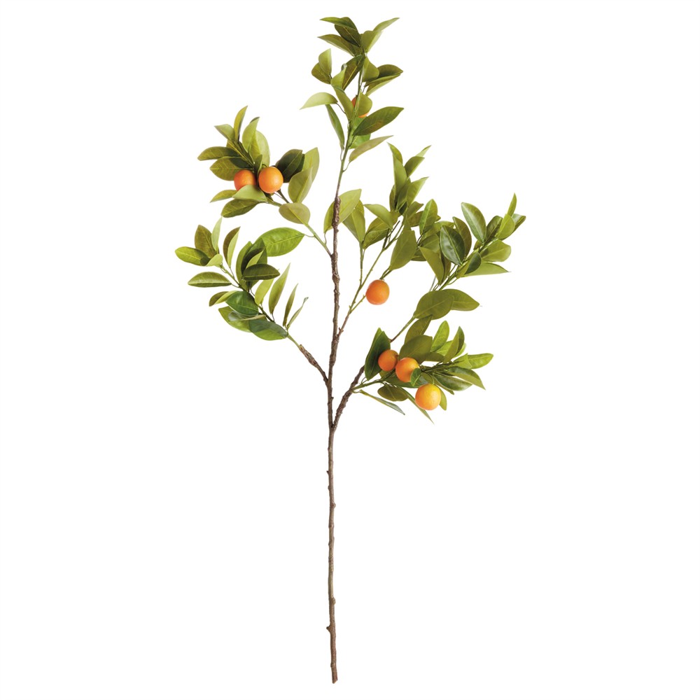 Calais French Country Faux Orange Branches - Set of 2|