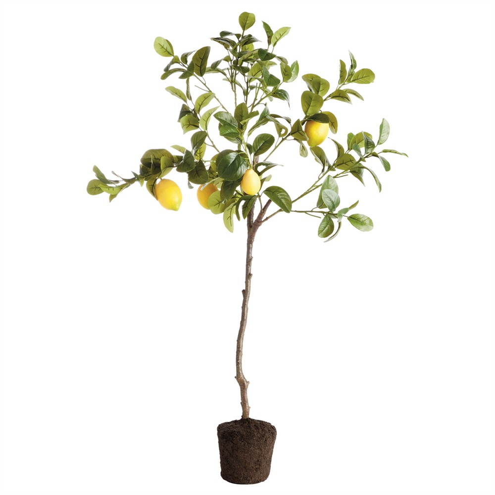 Alfonso French Country Green Leaf Lemon Drop In Tree - 37"|
