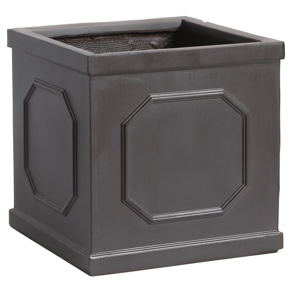 Laura French Country Antique Black Box Pot - Small|