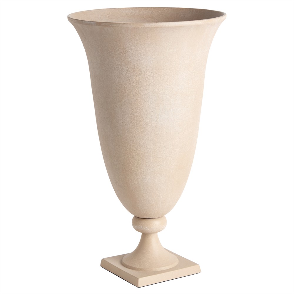 Ernesto Updated Traditional Cream Footed Decorative Vase|