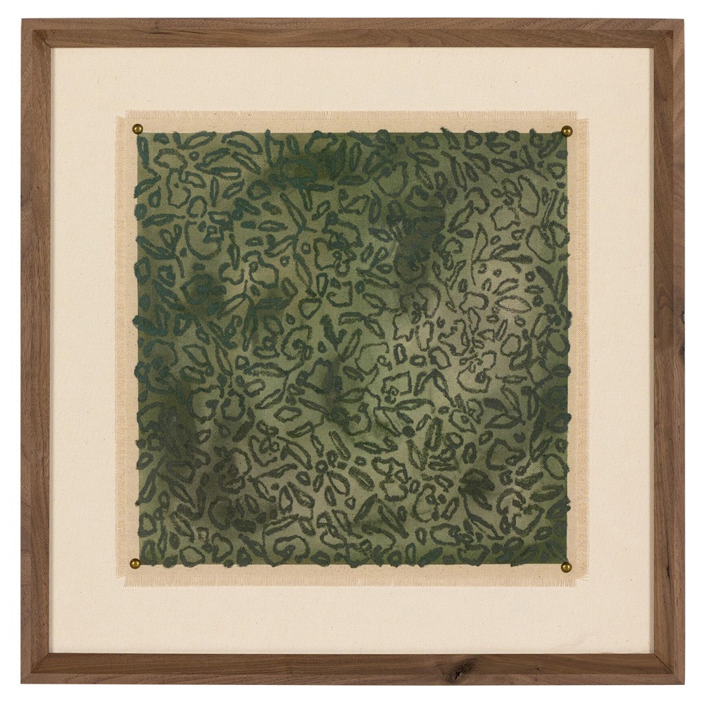 Green Glimmer Painting - 18x18|