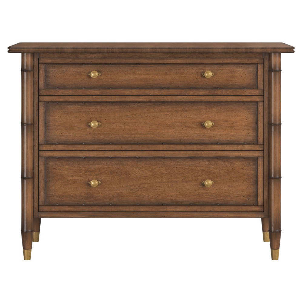 Zaylen Updated Traditional Brown Wood Bachelor Chest|