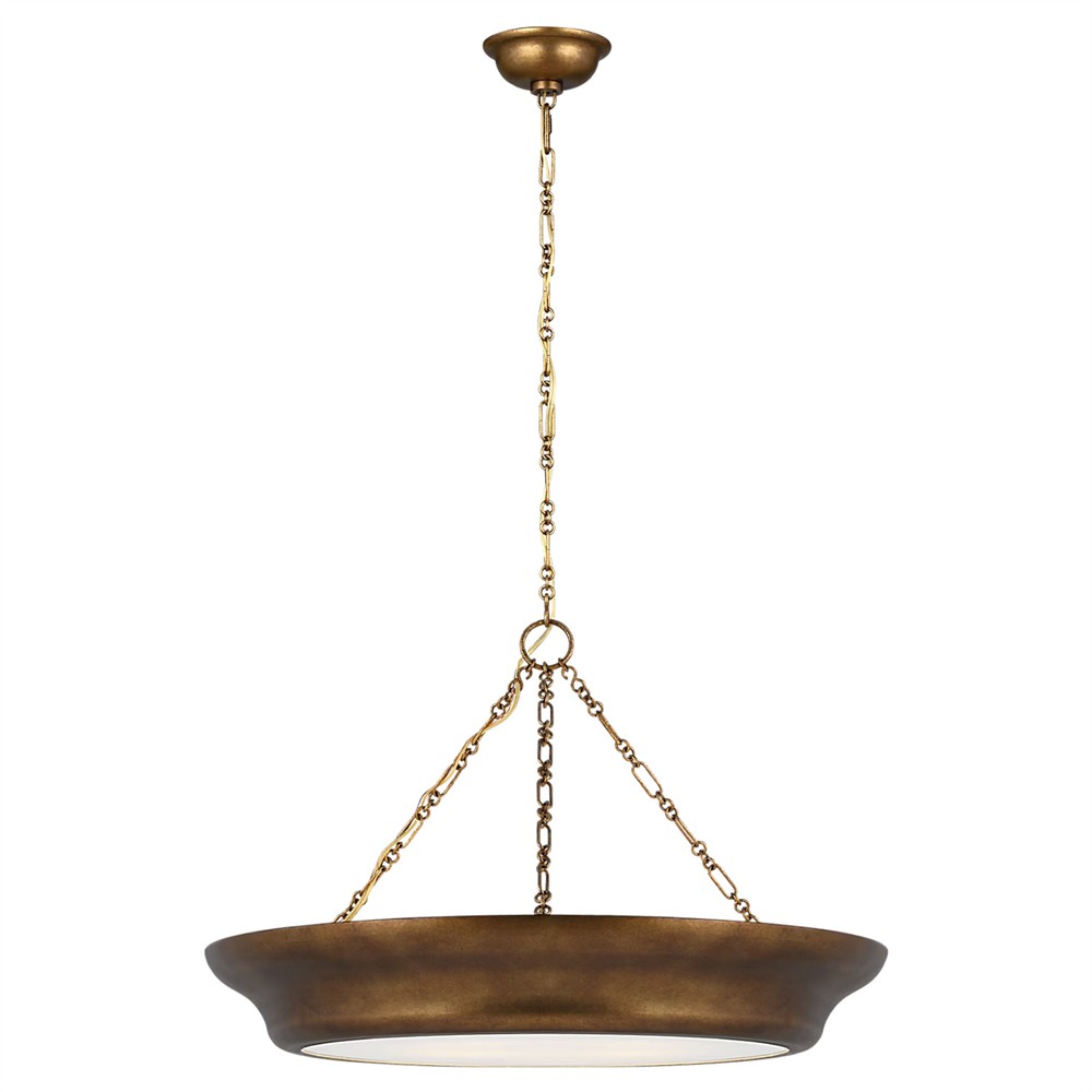 Lenoir Updated Traditional Vintage Gild Chandelier - 24"|