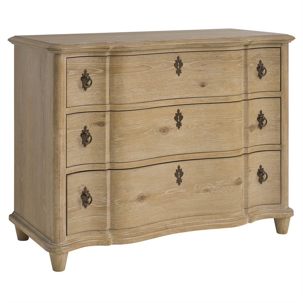 Carrie Updated Traditional Brown Hall Chest|