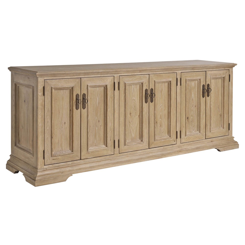 Westmont Updated Traditional Brown Wood Buffet|