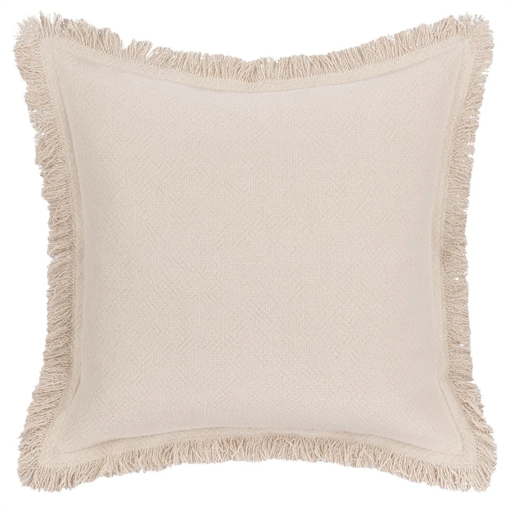 Danica Modern Classic Beige Linen Decorative Throw Pillow - 22x22|