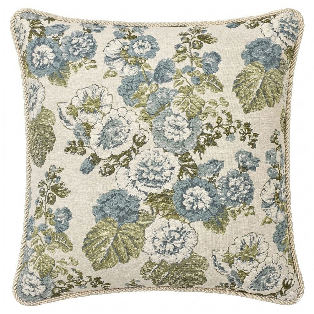 Ambrose Ciel Blue Throw Pillow - 22x22 22X22