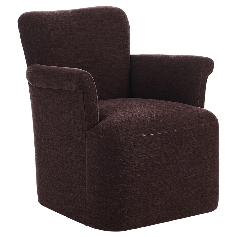 Camellia Laughlin Plum Swivel Chair|