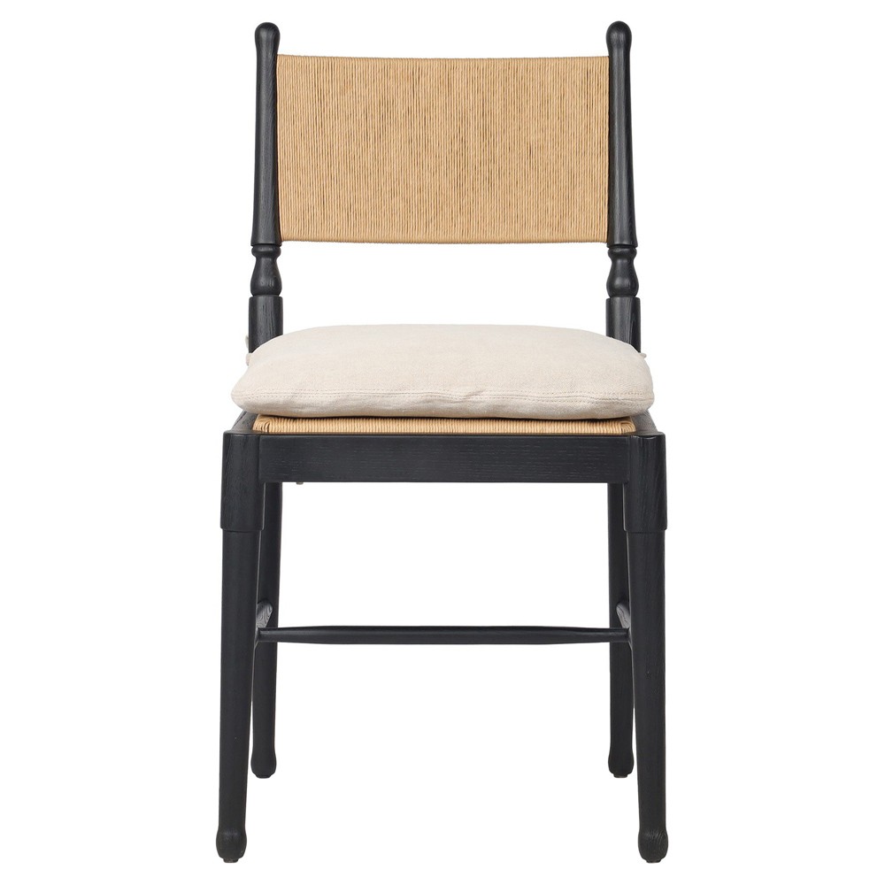 Fayth Broadway Dune Stained Black Ash Dining Chair|