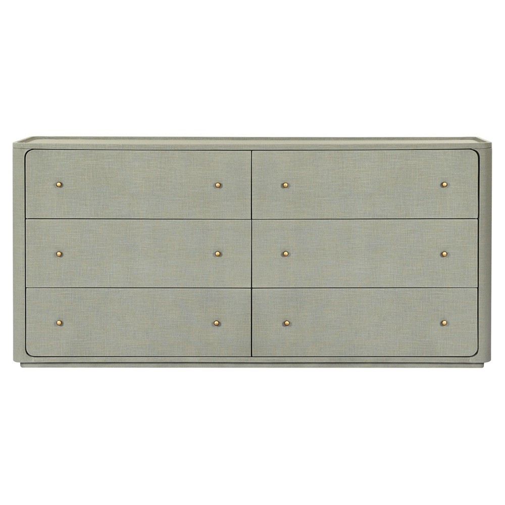 Paula Laurel Sage Linen Double Dresser|