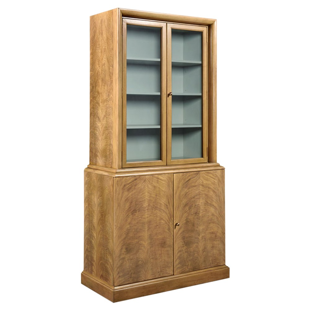 Cole Modern Classic Auden Brown Wood Display Cabinet|