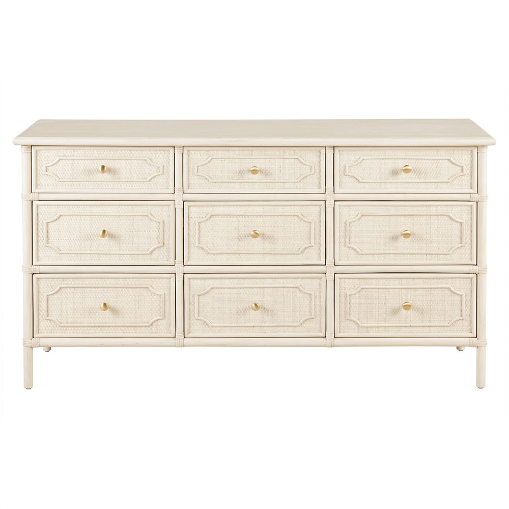 white coastal dresser Palm Coast A stylish storage solution DH BASIC Transitional Coastal White
