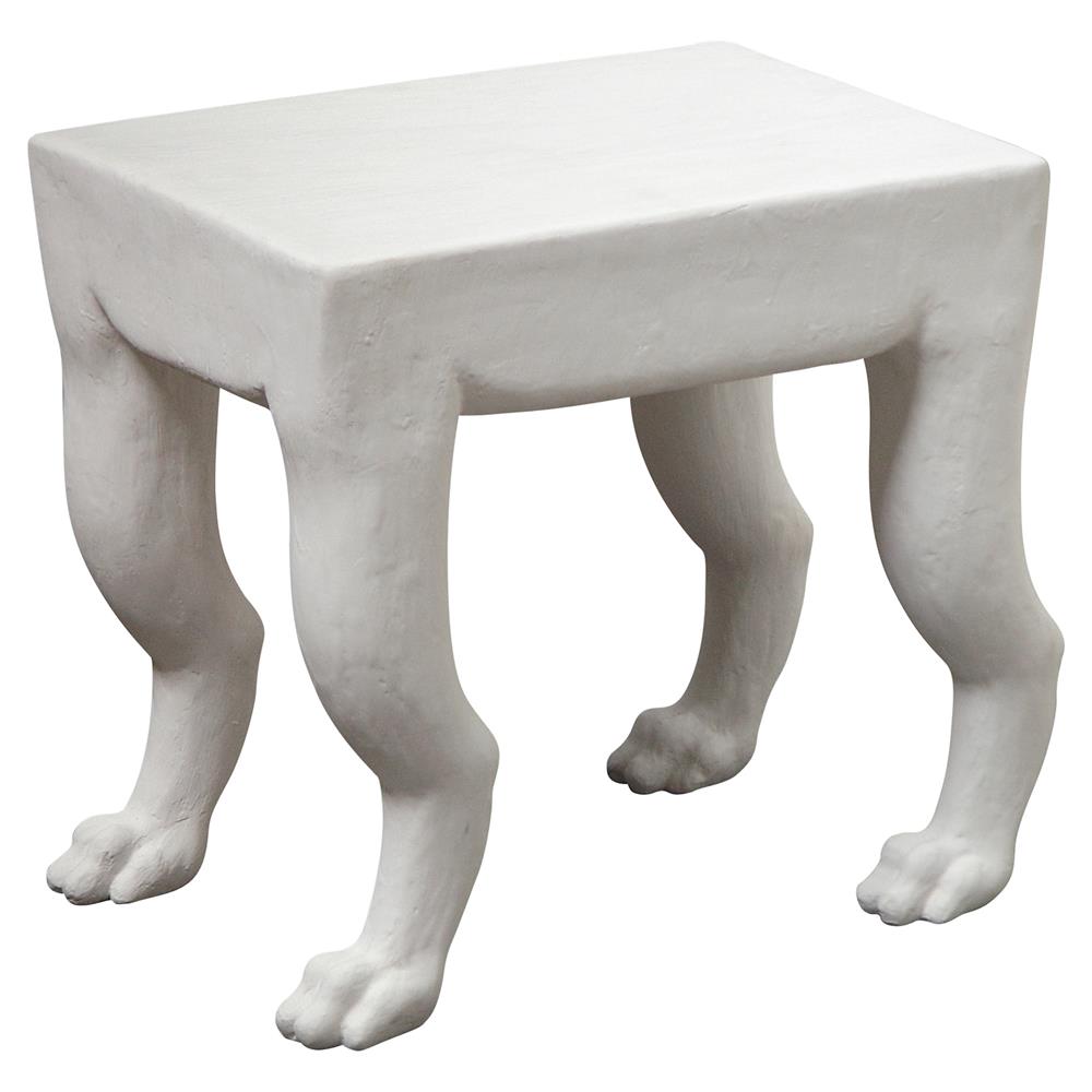 Arthur Frost White Footed Stool|