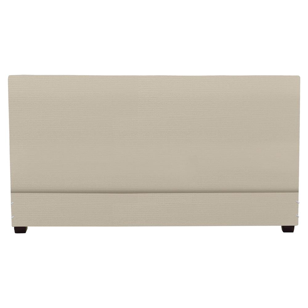 Anya Modern Classic Beige Upholstered Wood Headboard - Queen|
