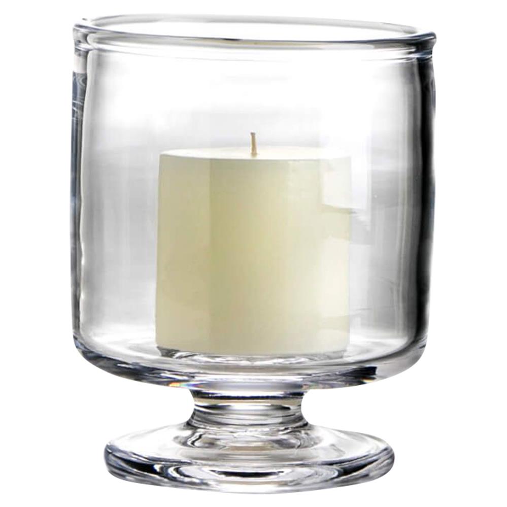 Simon Pearce Modern Classic Nantucket Glass Candle Holder - Medium|