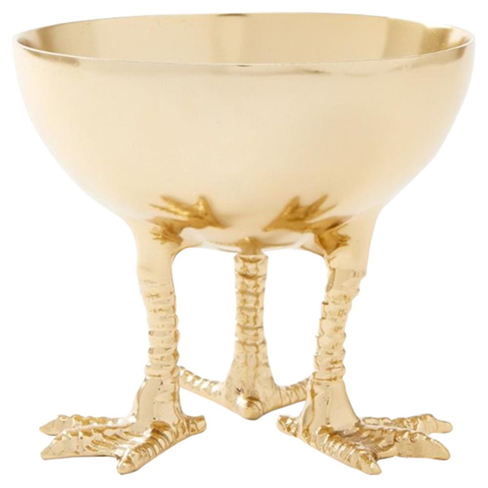 Daphne Hollywood Carved Brass Decorative Bowl|