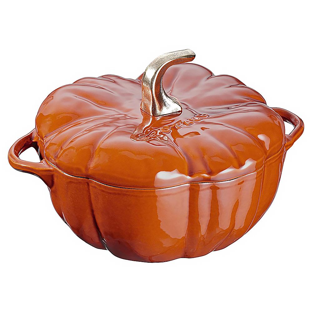 Staub Orange Cast Iron Pumpkin Cocotte Pot - 3.65 Quart|