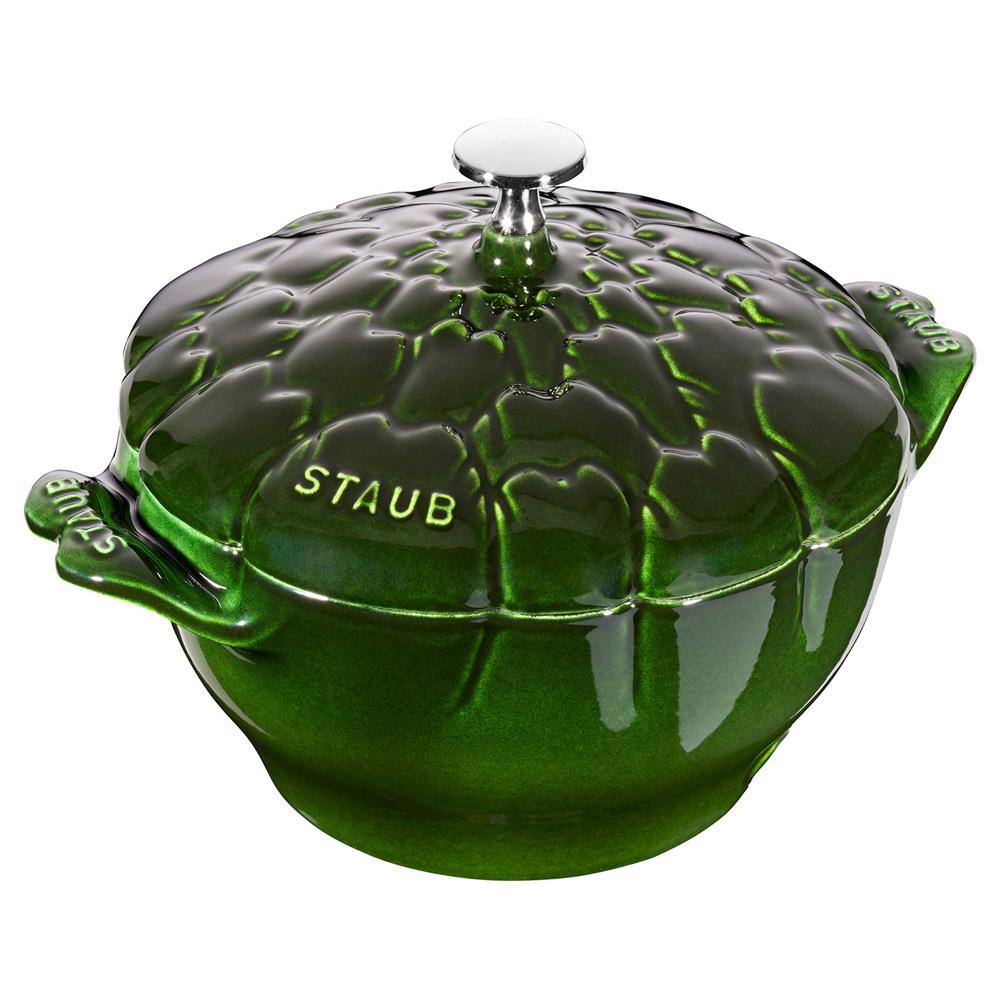 STAUB LA COCOTTE グリーン 24cm Round Cocotte 24cm, Black - Zwilling