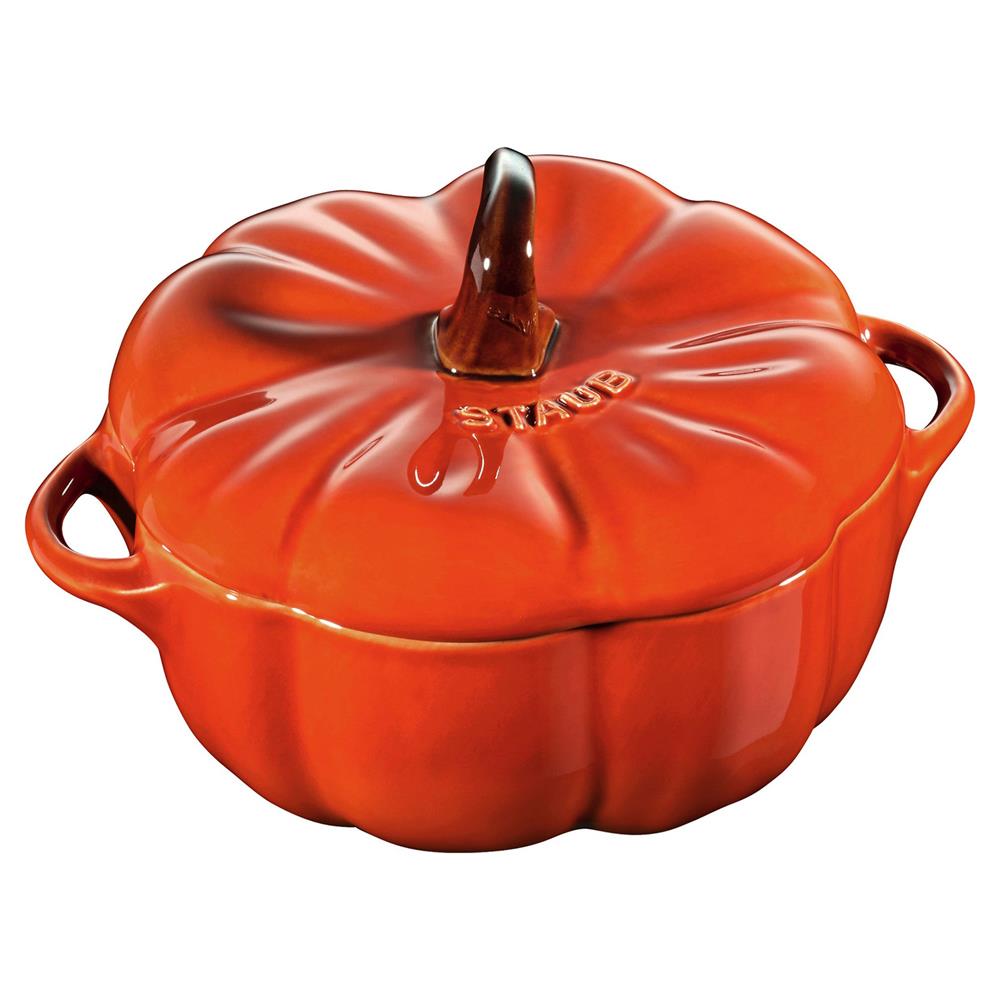 Staub Orange Ceramic Cocotte Pot - 0.5 Quart|