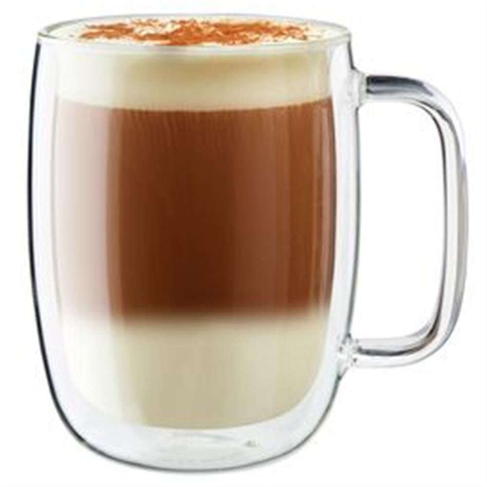 Zwilling Sorrento Plus 2 Piece Glass Latte Cup Set|