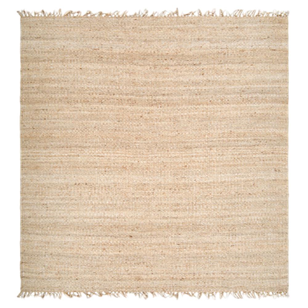 Selina Coastal Beach Natural Jute Woven Rug - 8' Square 7' & 8' Round ...