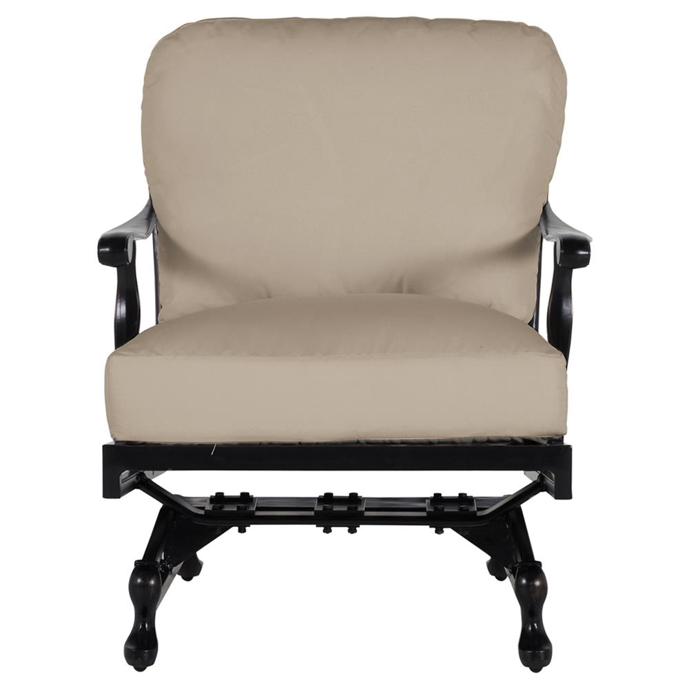 Provance Ancient Earth Beige Sunbrella Outdoor Spring Lounge Chair|