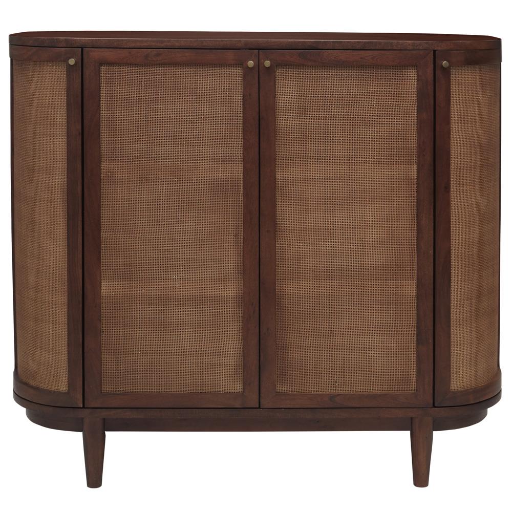 キャビネット・サイドボード Cane Weave Rattan Cabinet Cane Weave Cabinet (2size) ラタンの扉が目を引く、ナチュラル