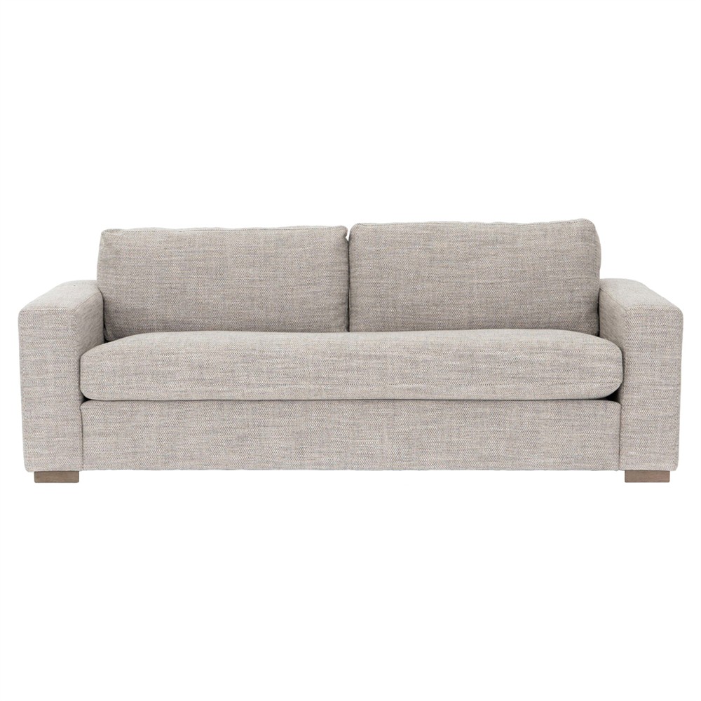 Samira Modern Classic Grey Performance Sofa - 86"|