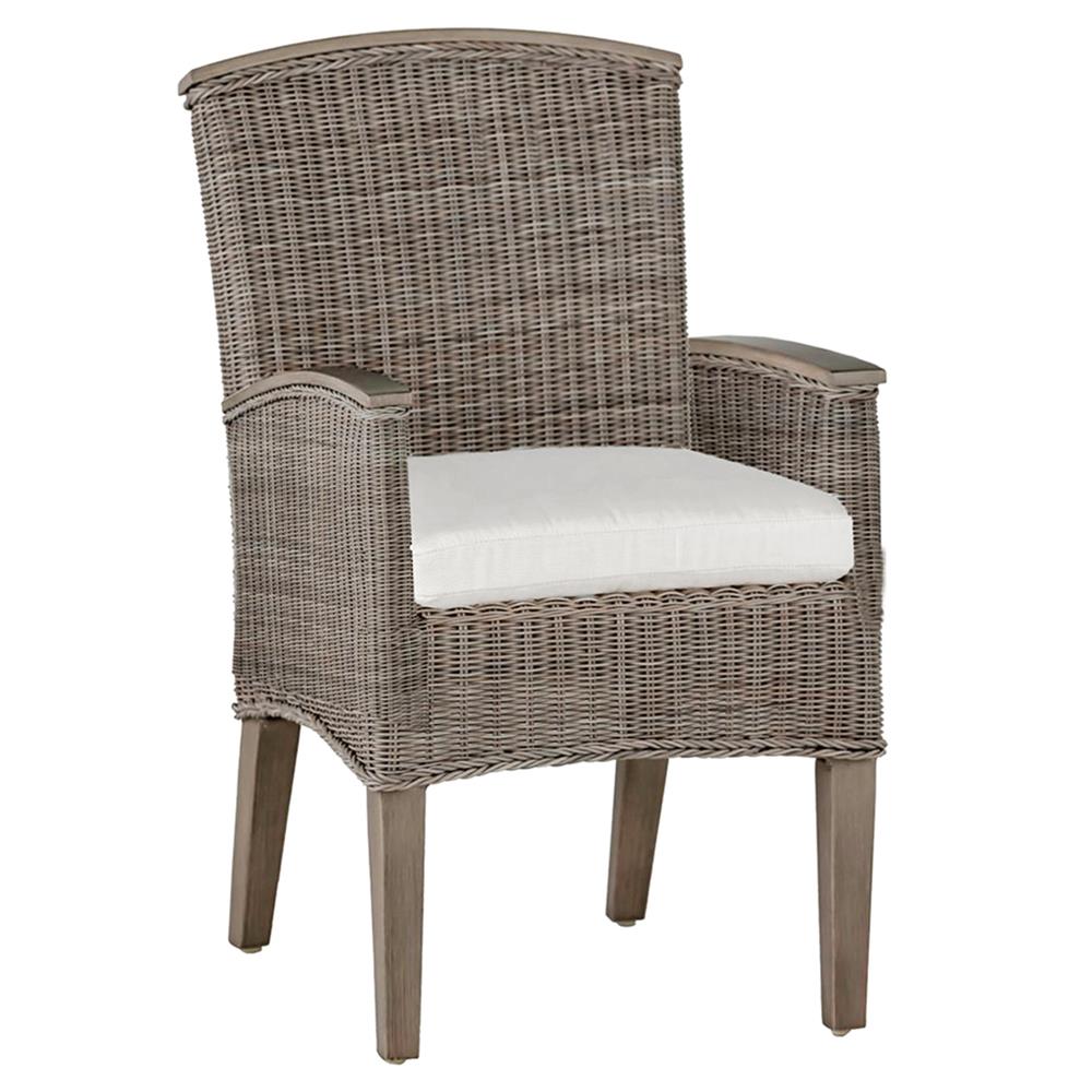 Astoria Oyster Grey N-duraG?? Wicker Outdoor Lounge Chair|