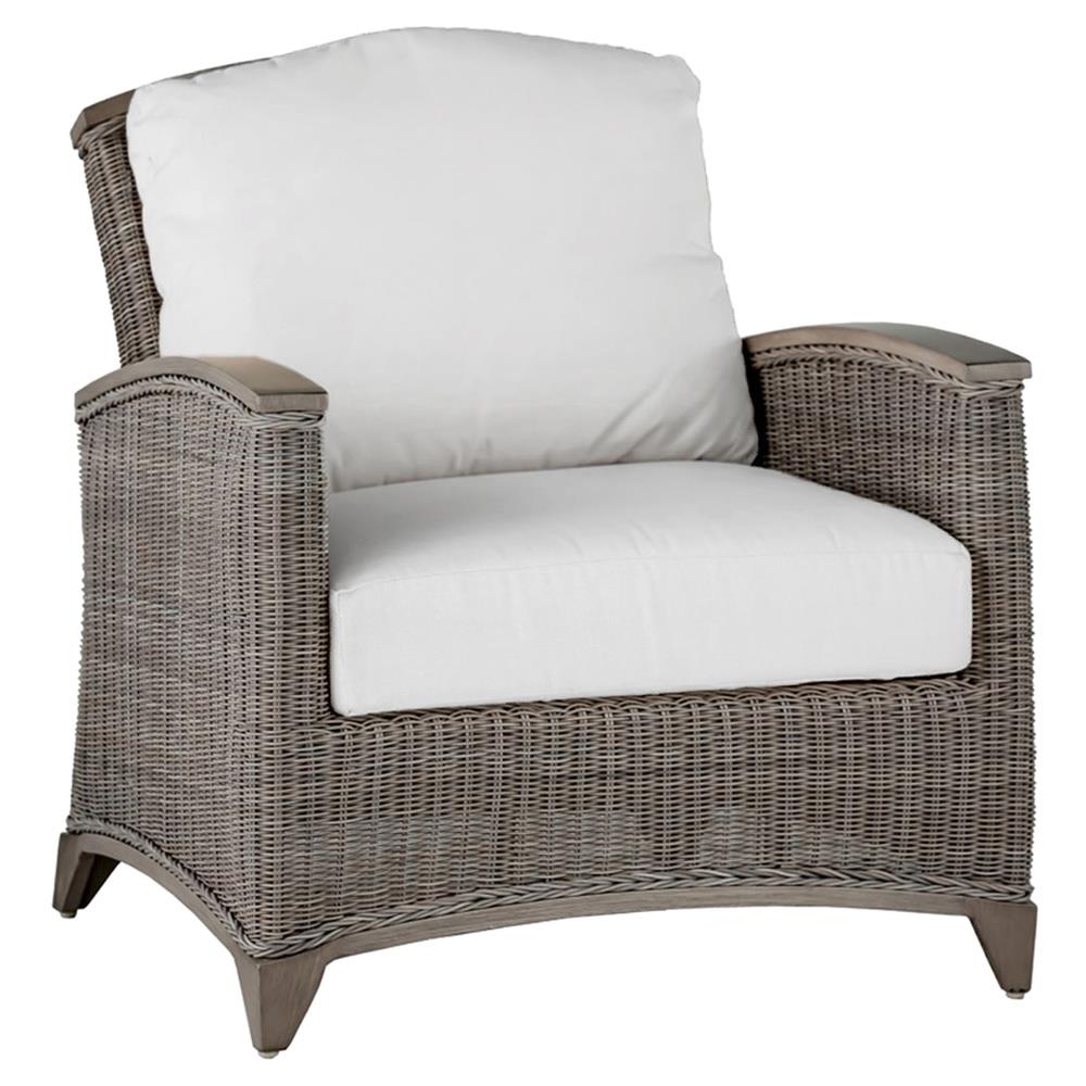 Astoria Oyster Grey N-duraG?? Wicker Outdoor Lounge Arm Chair|