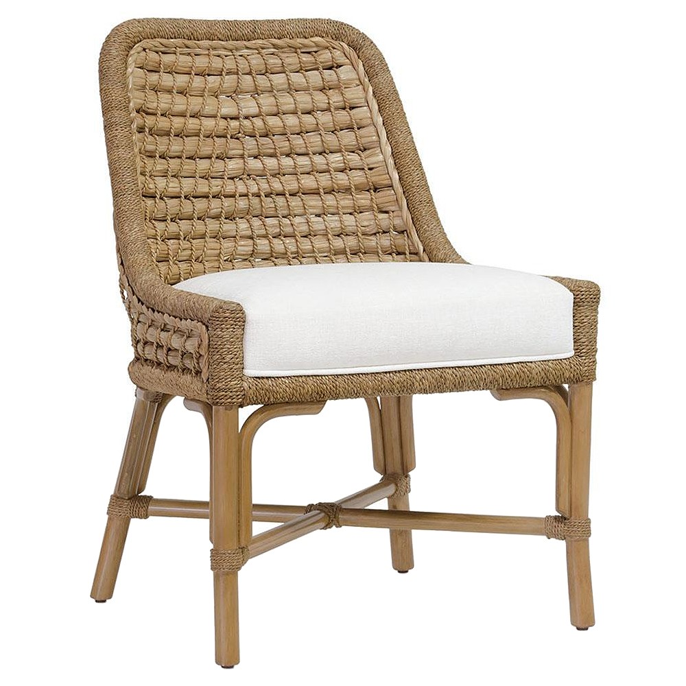 Palecek Capitola Coastal Natural Seagrass Rope White Performance