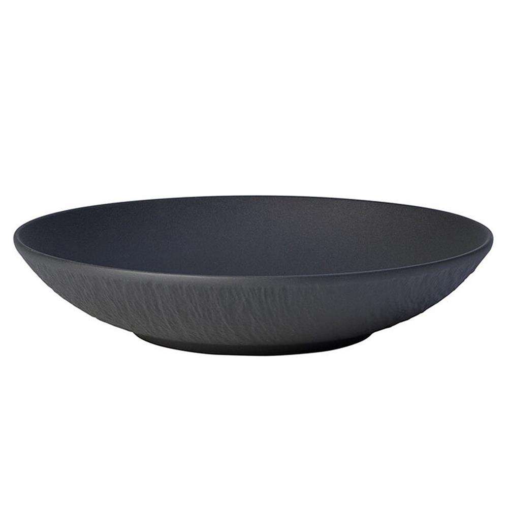 Manufacture Rock Modern Black Porcelain Pasta Bowl|