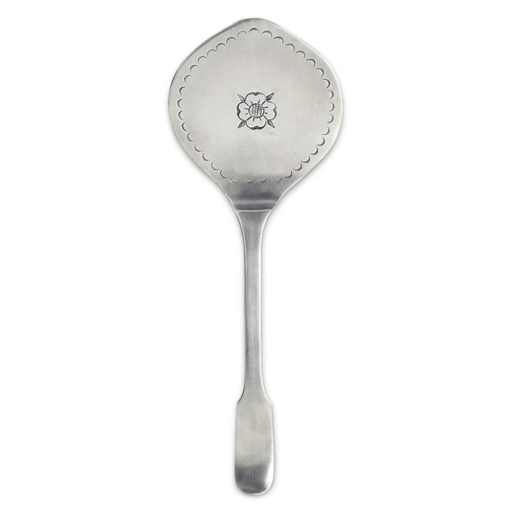 MATCH Modern Antique Pewter Flat Server|