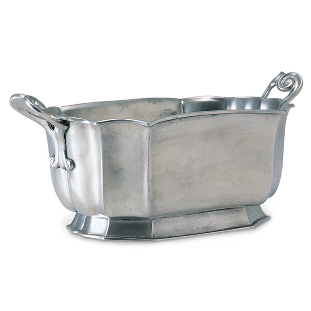 MATCH Modern Pewter Planter|
