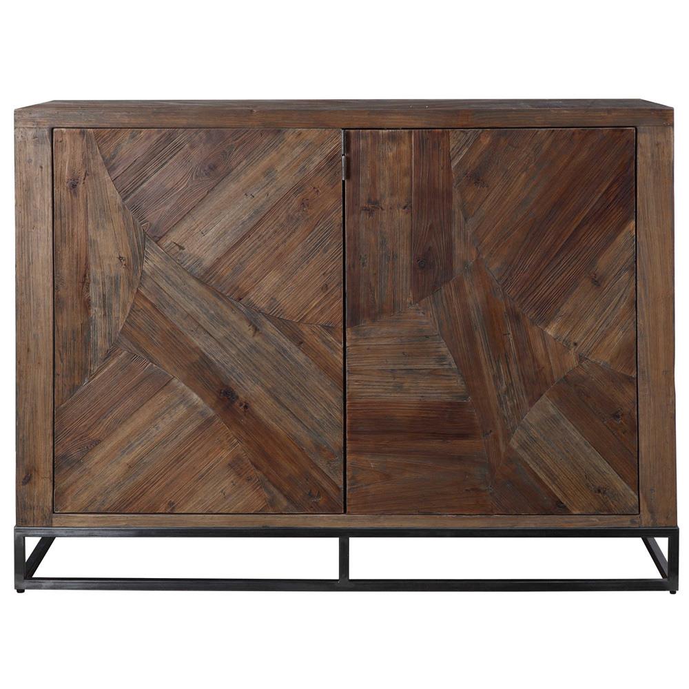 Eli Rustic Lodge Brown Reclaimed Wood Sideboard|