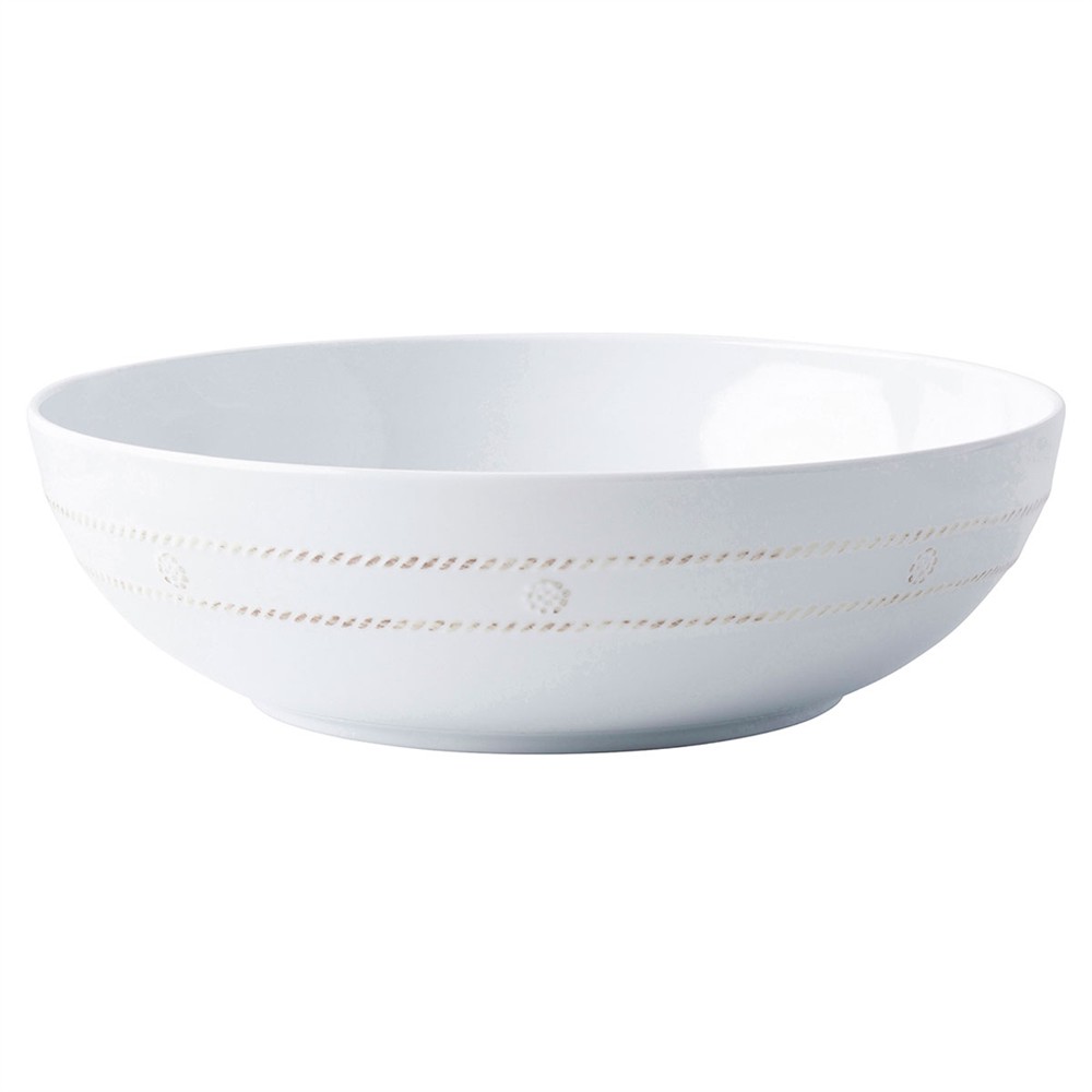 Juliska Berry & Thread Whitewash Melamine Serving Bowl|