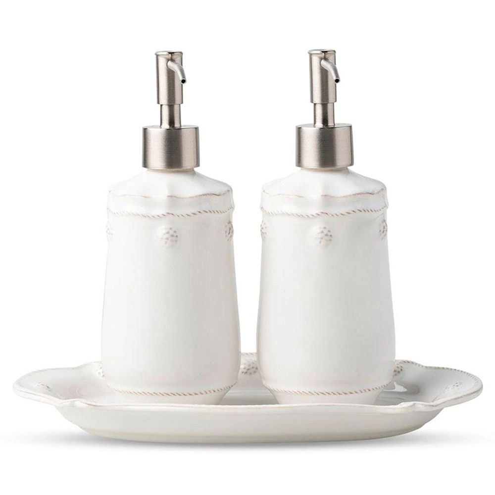 Juliska Berry & Thread Whitewash Ceramic 3 Piece Essentials Set