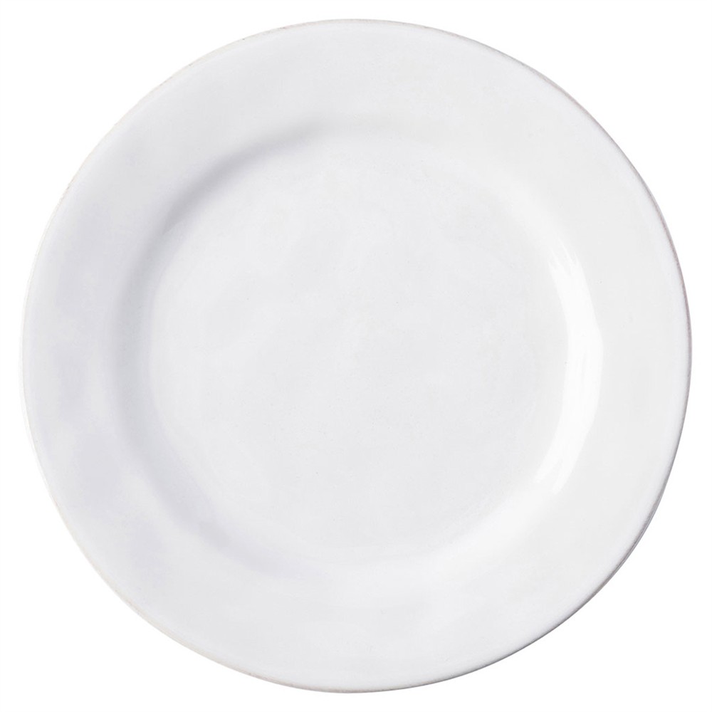Juliska Puro Modern Classic Whitewash Ceramic Dinner Plate|