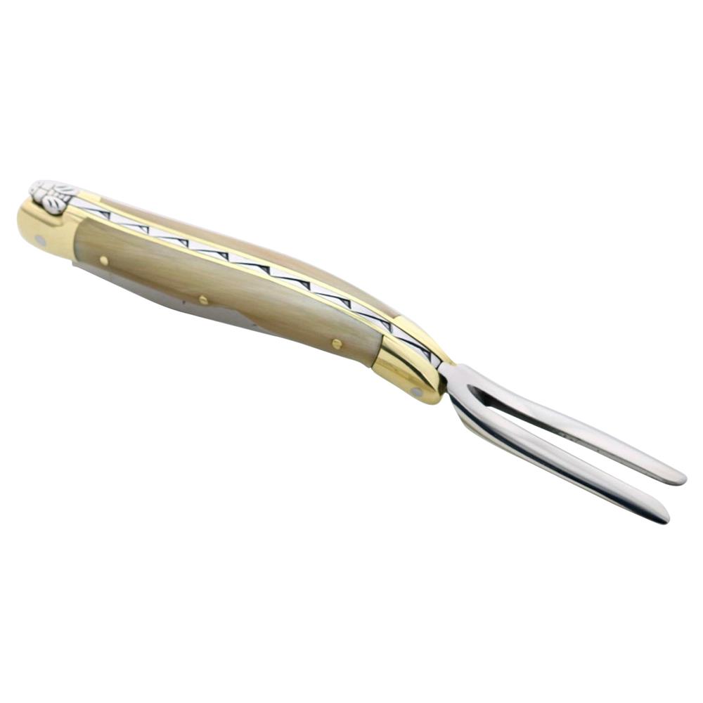 Forge de Laguiole Modern Classic Grey Horn Tip Golf Divot Tool with Knife|