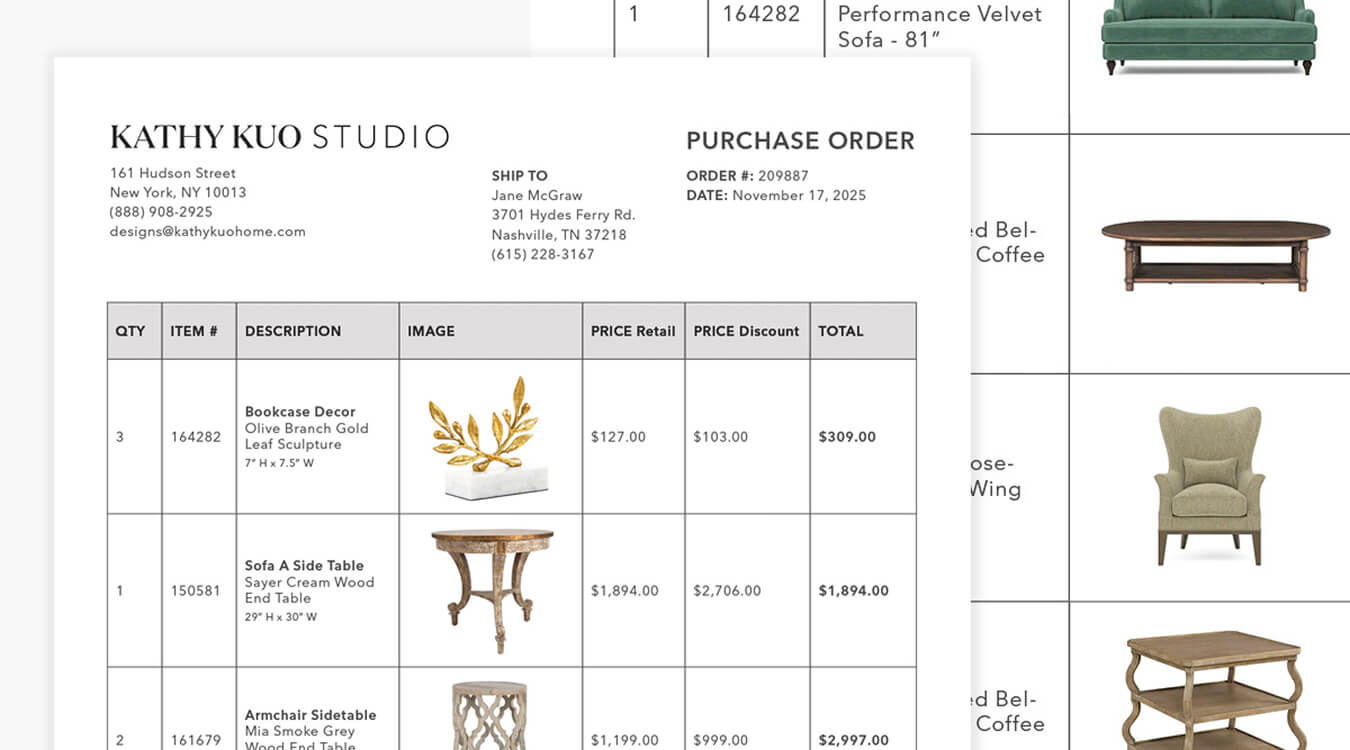 Detailed Product List