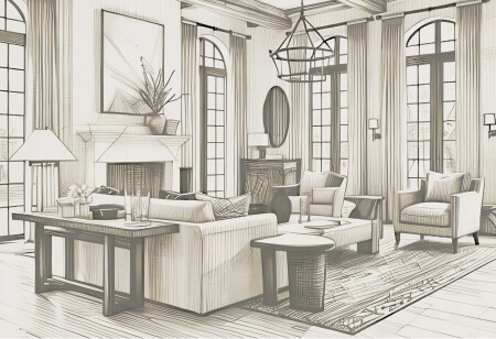 Interior design figure